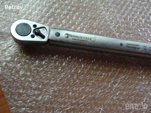 STAHLWILLE MANOSKOP 721/15 Quick - MADE IN GERMANY - 1/2" PROFI Динамометричен Ключ 30 - 150 Nm !!!!, снимка 9 - Гедорета - 51913791