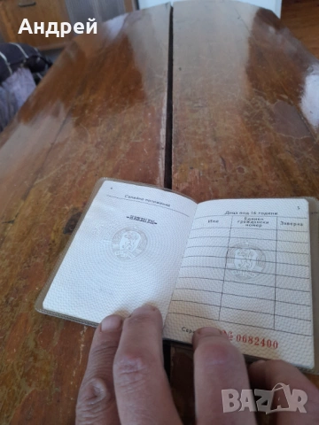 Стар паспорт #2, снимка 3 - Колекции - 54357482