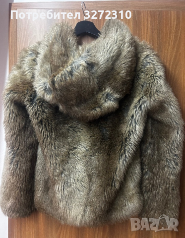 Zara палто изкуствен косъм, снимка 2 - Палта, манта - 44518592