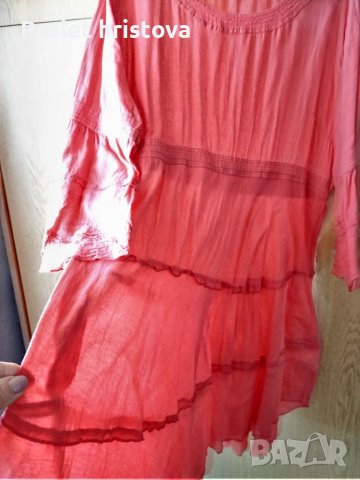 Елегантна рокля, памук, снимка 1 - Рокли - 40197561