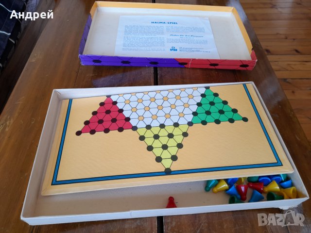 Стара детска игра Halma, снимка 2 - Други ценни предмети - 36814607
