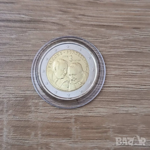 Италия 2 евро 2021 Фалконе Борселино