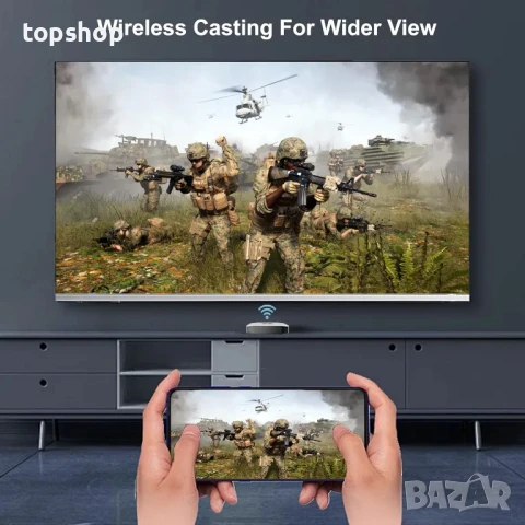 Android TV Box 4GB RAM 32GB ROM H.265 Quad 4-Core Android Box Support 3D 4K UHD Videos H.265, 2.4G/5, снимка 7 - ZTE - 50542362