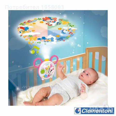 Музикална лампа  Disney -Clementoni, снимка 2 - Детски нощни лампи - 39451978