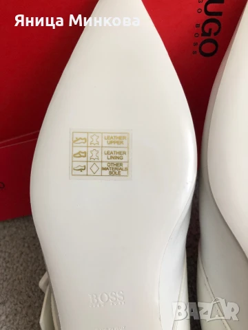 Дамски чехли Hugo Boss- нови, естествена кожа, снимка 9 - Чехли - 51235133