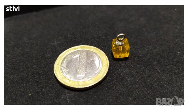 Кристали кубичен кристал  Жълт - НОВО., снимка 2 - Други - 37257547