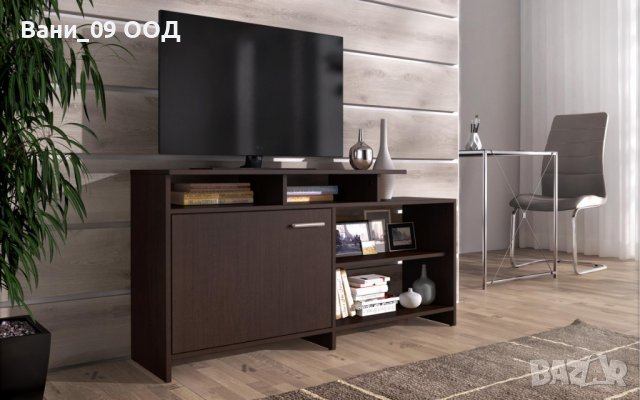 Шкаф за ТВ с етажерки и шкаф, снимка 2 - Шкафове - 36078475