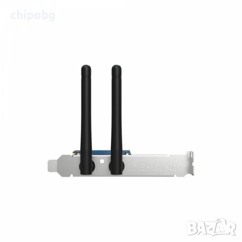 Безжичен мрежов адаптер LB-LINK BL-P650H, PCI-E, 650Mbps, 2.4/5Ghz, 2 x 6dBi, Син, снимка 2 - Мрежови адаптери - 37452665