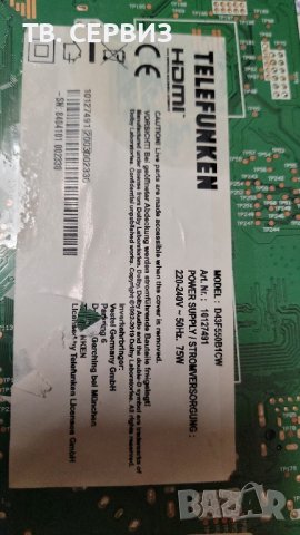 TV TELEFUNKEN D43F550B1CW, снимка 5 - Части и Платки - 42926871