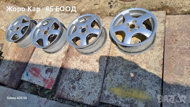 Джанти BORBET / БОРБЕТ 15 цола, 4х100, снимка 8 - Гуми и джанти - 50684037