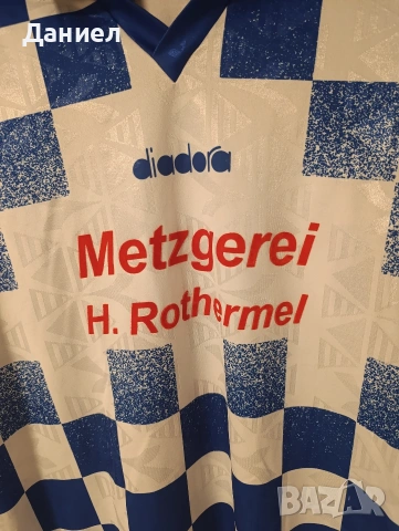 Ретро футболна тениска Diadora , снимка 3 - Футбол - 54359560