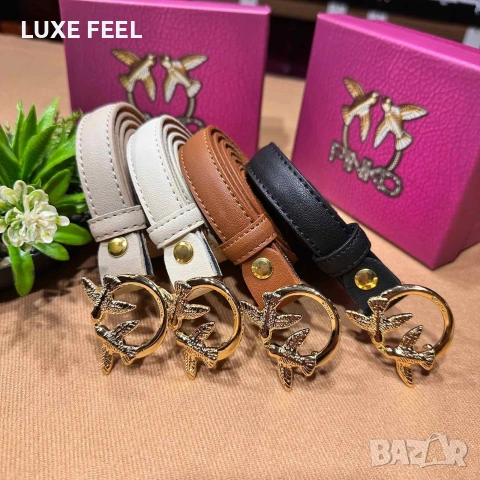 Valentino ⚜️ Pinko ⚜️ Естествена Кожа , снимка 2 - Колани - 53359877