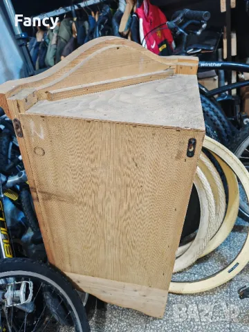 Ъглов дървен шкаф 47/47/82 см, снимка 9 - Шкафове - 49794837