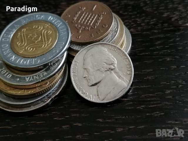 Монета - САЩ - 5 цента | 1973г., снимка 2 - Нумизматика и бонистика - 31872437