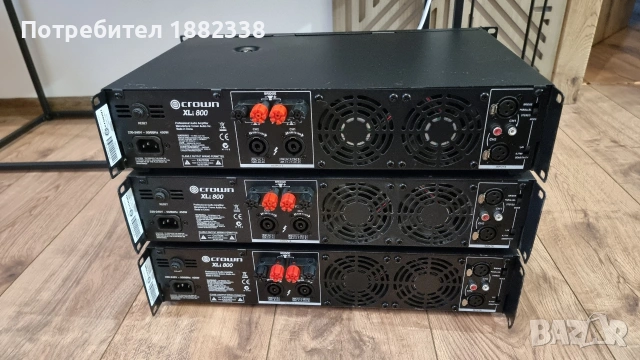 усилватели CROWN XLi 800, снимка 3 - Ресийвъри, усилватели, смесителни пултове - 54283744