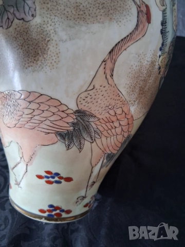 Китайска порцеланова ваза [2], снимка 16 - Антикварни и старинни предмети - 51886119