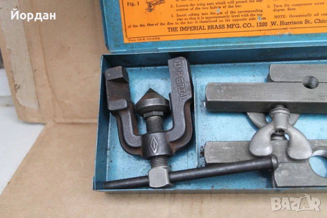 Инструмент за разширяване на отвора на медни тръбички ''The imperial brass MFG. CO'', снимка 2 - Други инструменти - 51066257