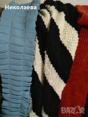 Сет от 5 шала-плетиво, снимка 4 - Шалове - 31182652
