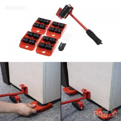 3506 Уред за пренасяне на мебели и тежки предмети, 5 части, снимка 2 - Други стоки за дома - 39518948