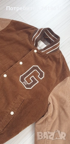 Gant Brown Colorblocked Bomber Jacket Size M НОВО !ОРИГИНАЛ! Мъжко Бомбър Яке!, снимка 6 - Якета - 53821307
