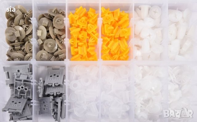 ЩИПКИ 300 БРОЯ ЗА РЕНО АВТО КЛИПСОВЕ ЗАКОПЧАЛКИ КОПКА - ЩИПКА ЗА КОРИ ЛАЙСНИ ПАНЕЛИ ТАБЛО, снимка 2 - Аксесоари и консумативи - 39692270