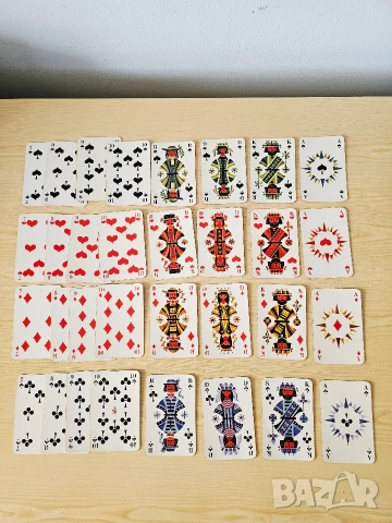 Стари карти за игра , снимка 4 - Колекции - 53293196