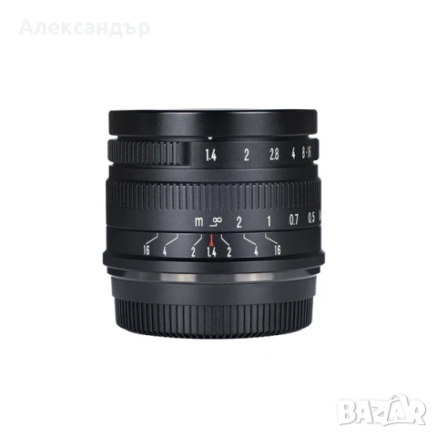 Обектив 7Artisans 35mm f/1.4 за Canon RF APS-C – почти нов, с кутия, снимка 2 - Обективи и филтри - 54077396
