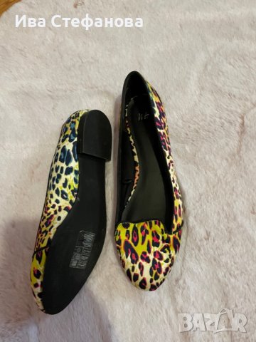 Страхотни нове леопардови тигрови сатенени балеринки H&M , снимка 6 - Дамски ежедневни обувки - 36715952