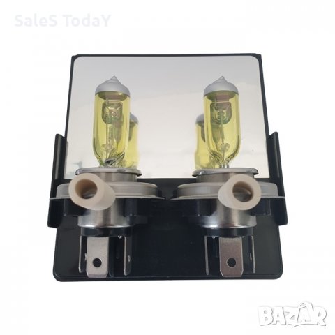 Халогенни крушки H4, 60/55W , жълти, 2бр/к-т, снимка 2 - Аксесоари и консумативи - 38198295