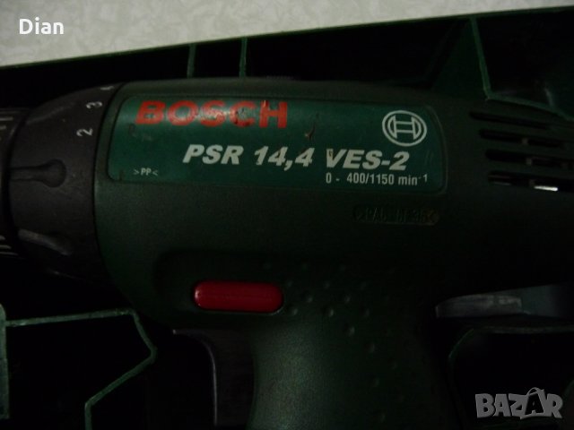 Винтоверт Bosch 14,4 VES-2 Li-Ion батерия, снимка 8 - Винтоверти - 25661977
