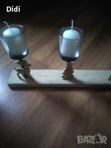 Свещник Коледа Пепко, снимка 3 - Декорация за дома - 48489317