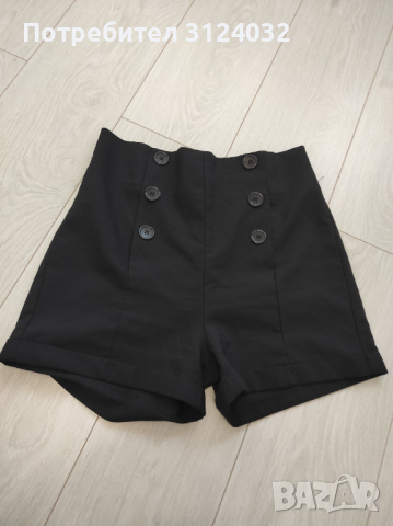 Продавам къси панталонки с висока талия , снимка 1