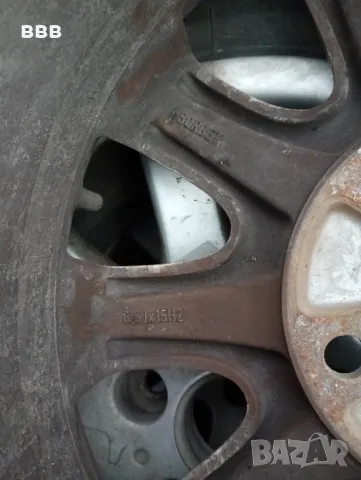 Алуминиеви джанти с гуми за Паcат Б5, снимка 2 - Гуми и джанти - 50059913