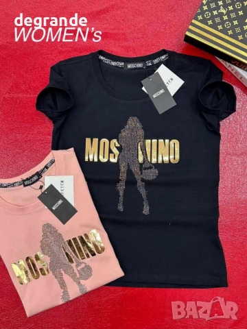 НАМАЛЕНИ Дамски Тениски Moschino, снимка 2 - Тениски - 51551265