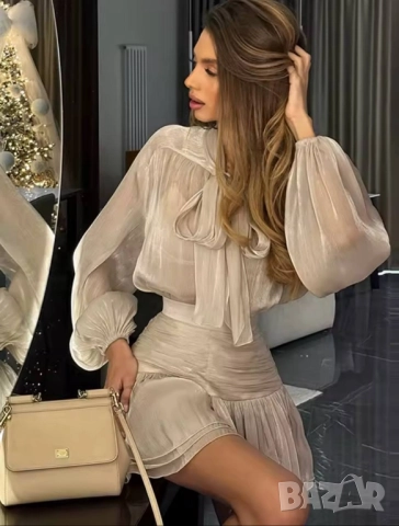 дамски комплект риза и пола , снимка 3 - Комплекти - 51829889