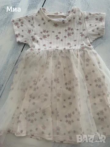 Рокля с къс ръкав за момиченце Zara