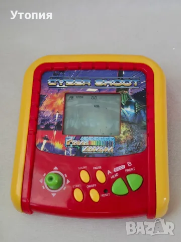 Ретро джобна електронна игра Cyber Shoot , снимка 4 - Електрически играчки - 56426563