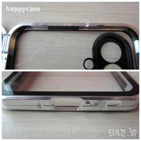 Samsung Galaxy A17 / Двоен 360° магнитен кейс калъф с камера протектор, снимка 12 - Калъфи, кейсове - 51699919