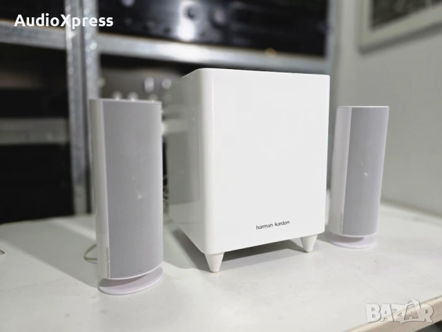 🔥 HARMAN KARDON HKTS 200 SUB + 2 САТЕЛИТА 🔥, снимка 2 - Ресийвъри, усилватели, смесителни пултове - 54275453