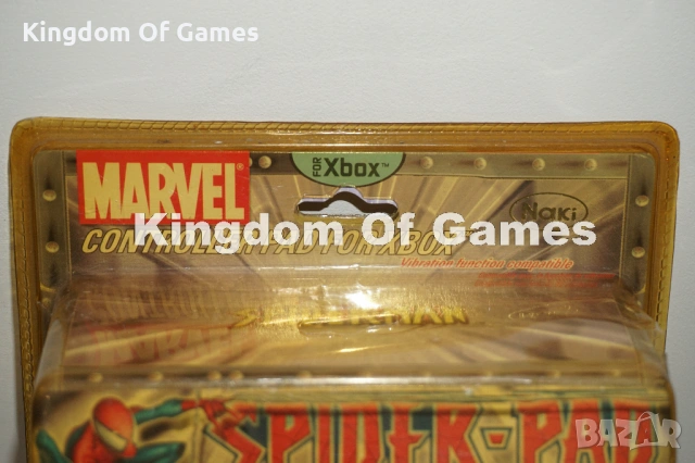 Чисто Нов Рядък Колекционерски Оригинален Контролер Naki Marvel Spider-Pad за XBOX, снимка 2 - Аксесоари - 54312134