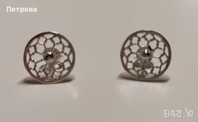 Нежни сребърни обеци, снимка 2 - Обеци - 39048878