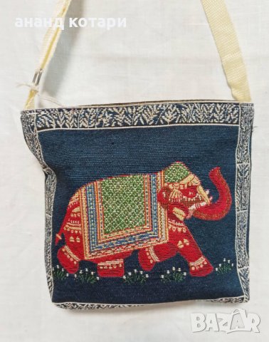 Малка чанта от коноп за през рамо 1-4