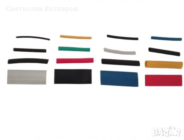 термошлаухки кутия комплект 16 размера шлаух изолация, снимка 3 - Аксесоари и консумативи - 31961114
