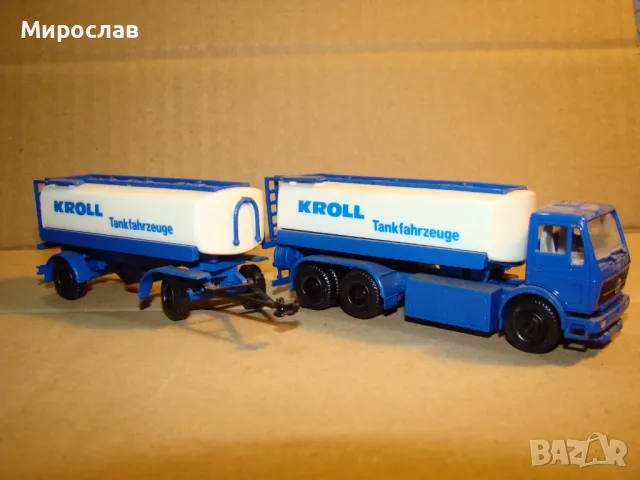 HERPA 1:87 H0 MERCEDES ТИР КАМИОН ИГРАЧКА МОДЕЛ ЦИСТЕРНА, снимка 5 - Колекции - 48268724