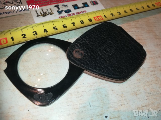 ретро лупа 2х с кожен кеис 2110201047, снимка 2 - Колекции - 30499037