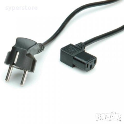 Захранващ Кабел за Компютър 250V - 3 пина 1.8 м. Digital One SP01282 С ъглов накрайник на 90°, снимка 2 - Кабели и адаптери - 31497169