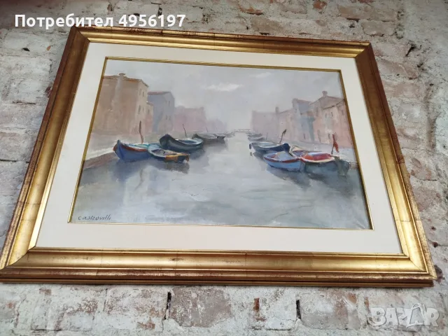 Картина масло върху платно , снимка 5 - Картини - 56433134