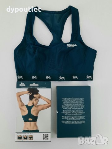 lonsdale - Дамски спортен сутиен Crop, Зелен, размер - 32 С .                                , снимка 2 - Корсети, бюстиета, топове - 39616279