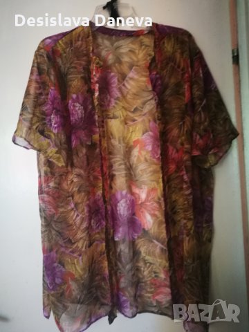 Ефектна ефирна риза без копчета