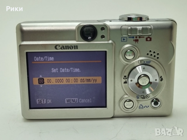 Canon Digital Camera IXUS 50 PowerShot SD400 5.0MP Silver, снимка 7 - Фотоапарати - 52742784